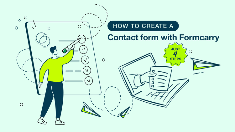 How to create a contact form with formcarry