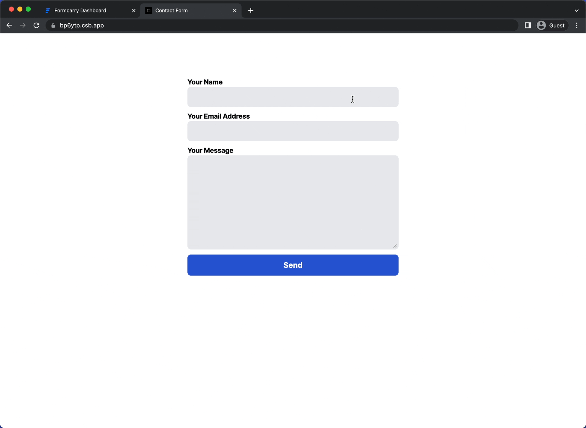 How to create a working contact form with HTML
