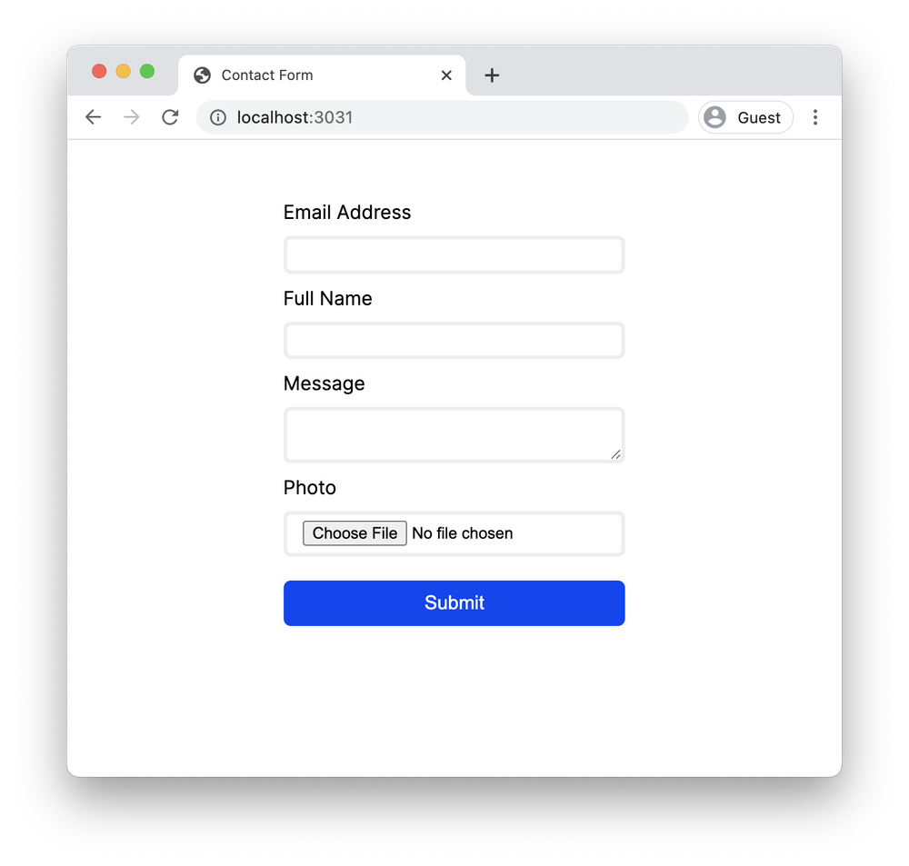free html contact form generator