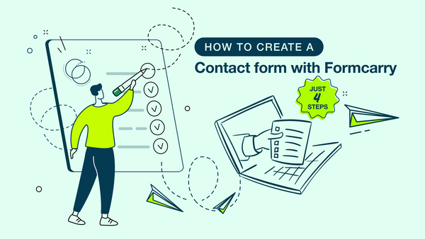 How to create a contact form with Formcarry